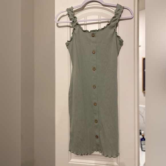 Dresses & Skirts - Green Buttoned Sun Dress